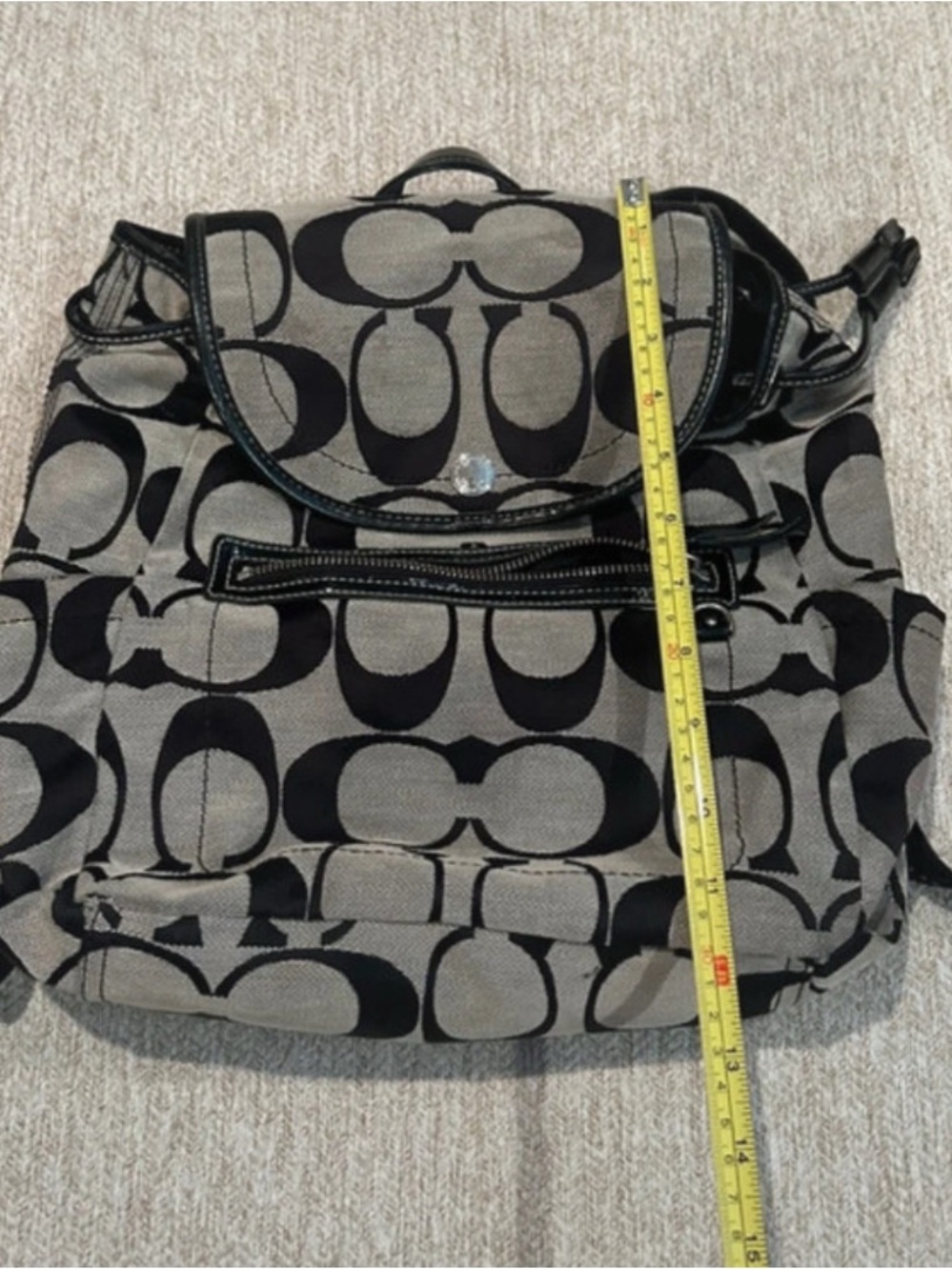 Coach Signature Backpack - Picture 13 of 13
